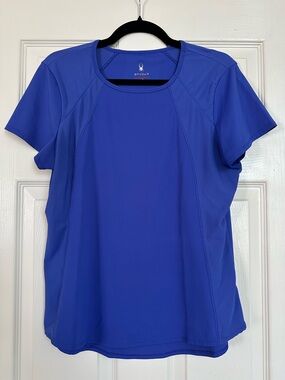 Spyder Women’s Short Sleeve Athletic Tee in Royal Blue
